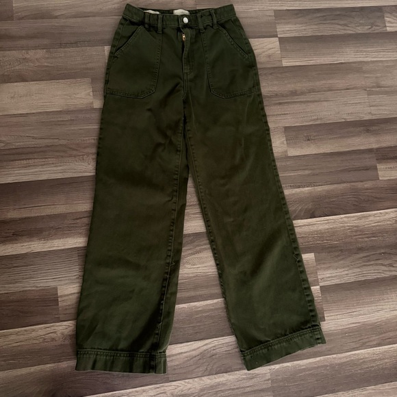 Universal Thread Denim - Universal Thread Olive Green Women Jeans